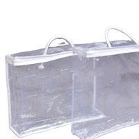 Sac promotionnel en PVC de taille personnalisée nouveau style sac d'extension de cheveux avec personnalisation