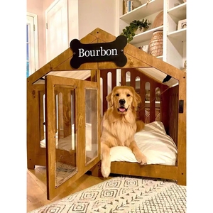 Vendita calda moderna casa per cani Premium in legno casa per cani con personalizzazione gratuita più colori - Product Image 2