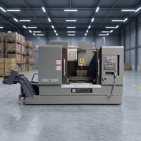 Centre d'usinage vertical CNC Fanuc VMC1050 haute précision, 6 tonnes, robuste, broche BT40, broche simple, 3/4/5 axes