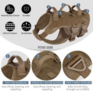 Chaleco transpirable para perros, chaleco de entrenamiento, chaleco táctico ligero para perros. - Product Image 3