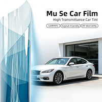 Film solaire automobile 2 mil à pulvérisation magnétronique, direct usine, substrat PET importé des États-Unis, nitride de titane, 99 % anti-UV, anti-rayures