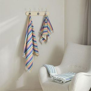 Serviette de bain et de visage pour adulte en gaze de coton peigné ultra-douce, nouvelle collection printemps, avec logo personnalisé, absorbante et douce pour la peau - Product Image 1