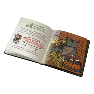 Impresoras de libros para niños Bonita lámina dorada Tapa dura Libros de cuentos para dormir para niños Impresión de libros para niños - Product Image 3