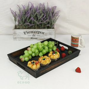 Bandeja de Servicio Personalizada para Restaurante o Cafetería con Base de Bambú, Acabado Lacado, Diseño Sólido para Platos y Bebidas - Product Image 6