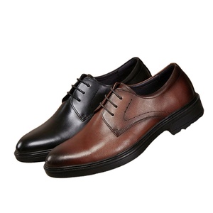 รองเท้าหนังแท้ทรงเหลี่ยมสำหรับผู้ชายปี 2025 ระบายอากาศได้ดี สไตล์อังกฤษ ออกซ์ฟอร์ด กันลื่น บุนุ่ม ใส่ได้ในงานแต่งงานและงานทางการ - Product Image 1