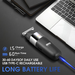 Cortadora de pelo DSP, eléctrica, inalámbrica, con longitud ajustable, cuchilla de acero inoxidable para hombres, para cortar barba y bigote, uso doméstico - Product Image 5