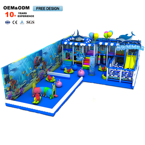 Parque Infantil Interior Personalizable con Piscina de Pelotas Rectangular Comercial de Lujo y Temática Oceánica para Centros Comerciales - Product Image 2