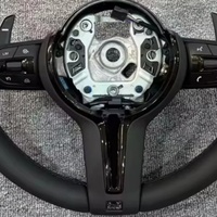 Volant sport M entièrement noir avec boutons améliorés pour BMW F01 F06 F10 F11 F20 F21 F22 F30 F31 F32 F34 F36 F80 F82 E70 E81 E90 E92