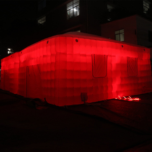 Nhà Máy biểu tượng tùy chỉnh PVC xách tay LED đầy màu sắc blowup Disco Inflatable hộp đêm Lều gazebo <span class=keywords><strong>Pop</strong></span> Up câu lạc bộ đêm bên lều - Product Image 6