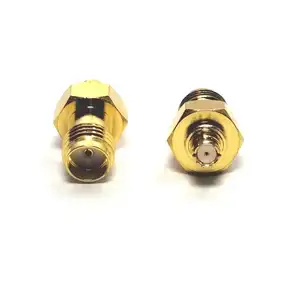 Conector RF tipo SMA conector hembra recto a tipo SMP hembra para convertidor de cable coaxial RF