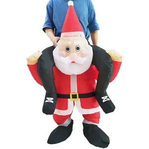 새로운 풍선 크리스마스 코스프레 의상 크리스마스 산타 클로스 타고 나 의상