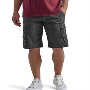 Pantalones Cortos de Golf para Hombre, Premium, Transpirables, de Cintura Media, con Botones, Logotipo Frontal, Tejido Sólido de Poliéster, Casuales, Elásticos, para Verano - Product Image 1