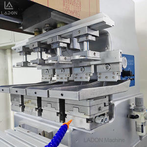 Machine d'impression <span class=keywords><strong>tampon</strong></span> à quatre couleurs, servomoteur, système de déplacement souple, cylindrique, pour jetons de poker, jouets, yeux - Product Image 6