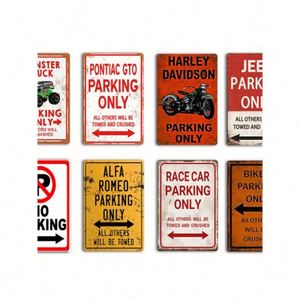 Letrero de Metal Personalizado para Estacionamiento, Arte de Pared con Diseño Creativo, Placa Decorativa Colgante para Regalo Promocional - Product Image 3