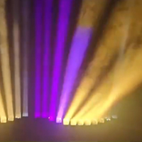 Lampe à faisceau linéaire matriciel pour discothèque, concert, DJ, éclairage de scène à effet matriciel, lumières de scène mobiles, lampes de fête pour KTV, boîte de nuit, danse