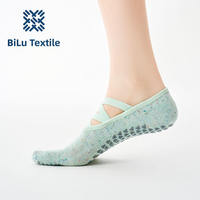 Chaussettes de yoga professionnelles pour le sport et la remise en forme, chaussettes de Pilates à cinq doigts, chaussettes de yoga antidérapantes en coton tricoté