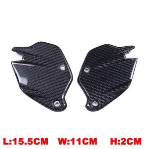 Protection de talon en fibre de carbone sèche 3K, finition brillante, tissage sergé, légère, résistante aux rayures, pour repose-pieds latéraux, compatible F900R F900XR - Product Image 6