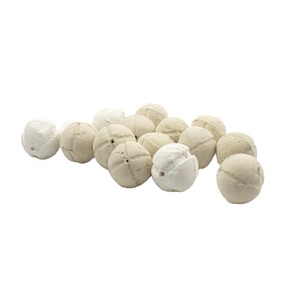 Industrial catalizador portador hueco perforado porosa de alúmina de cerámica bolas - Product Image 1