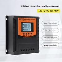 Contrôleur solaire MPPT 12V/24V/36V/48V Adaptatif 60A-100A, contrôleur photovoltaïque, modèle Kan, fabricant chinois