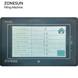 ZONESUN ZS-DTYT2 automatique 2 têtes jus de fruits cosmétique Lotion pour le corps huile détergent à lessive liquide Machine de remplissage avec convoyeur - Product Image 3