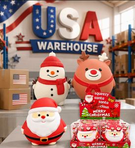 RTS 24PACK US Soft Jumbo Christmas Santa Chubby Snowman Squishy Reindeer Slow Rise Sensory Fidget Toy with Box for Stress Relief - Product Image 1
