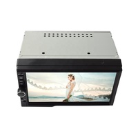 Pantalla táctil HD de 7 pulgadas 2 Din Car Radio MP5 Reproductor de video con GPS y Mirror Link para conectividad de teléfono BT 1 año de garantía