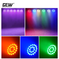 GEVV Prix de gros 24x12W RGBW 24x15W RGBWA 24x18W RGBWAUV DMX Projecteur LED Par à effets de teinture et stroboscopique pour scène de mariage