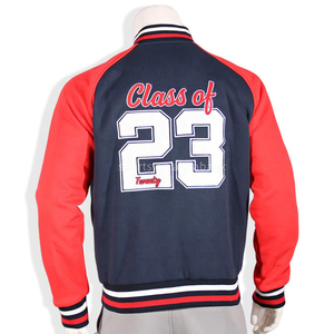 Bomber da College per uomo personalizzabile giacca Varsity reversibile taglie forti con motivo da Baseball Letterman per studenti universitari - Product Image 5