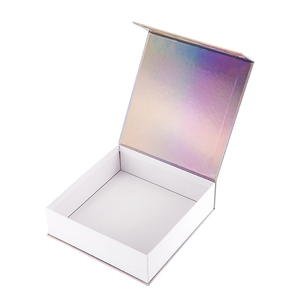Boîte d'emballage holographique cosmétique de papier de scintillement imprimée par Eco adaptée aux besoins du client - Product Image 1