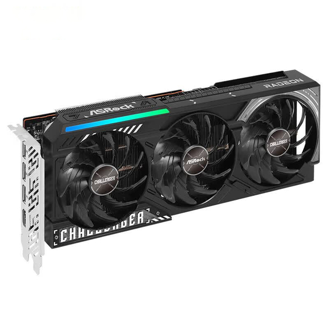 Brand New ASRock RX 9070 XT Challenger 16G Graphics Card for Live Streaming, Video Editing, and Gaming