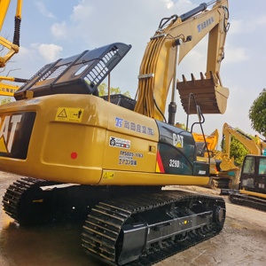 แผ่นยางรองราง329D เครื่องขุดพร้อมมอเตอร์ & PLC 1.1ม. ถังความจุ29ตันน้ำหนักในการใช้งาน - Product Image 2