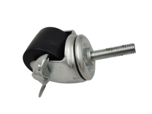 Roulette en <span class=keywords><strong>nylon</strong></span> noir de 2 pouces Roulette pour congélateur à roulettes pour réfrigérateur commercial - Product Image 2