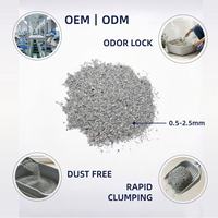 Litière pour chat en bentonite à forte absorption, sable premium 5kg, fabricant OEM ODM certifié ISO9001, MSDS, nettoyage des animaux de compagnie