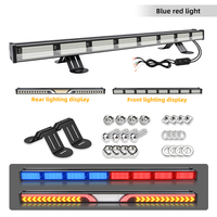 Barre lumineuse LED double face 1008 à défilement et clignotement pour véhicules d'urgence, pick-up et SUV