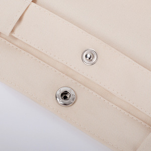 Sac fourre-tout en <span class=keywords><strong>toile</strong></span> personnalisé à double poignée, grand sac à bandoulière pour femmes avec poche intérieure zippée - Product Image 5