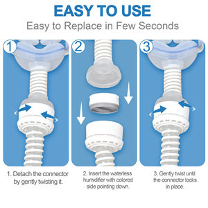 Filtres jetables CPAP OEM compatibles avec le filtre humidificateur HumidX Plus pour ResMed AirFit & <span class=keywords><strong>AirTouch</strong></span> - Product Image 6