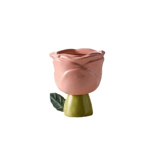 Mug à fleurs en céramique tendance Instagram, mug créatif 3D en forme de rose, mug pour le thé de l'après-midi, mug à café de niche, Festival Qixi (chinois) - Product Image 5