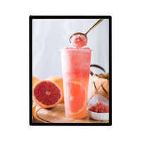 Espositore Pubblicitario LED Rettangolare Sottile con Cornice in Alluminio - Formato A5 per Menu e Poster con Vetro Temperato