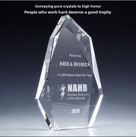 Trophée personnalisable en cristal K9 de qualité supérieure, style sportif créatif, écologique, gravé, plaque d'honneur, médaille, souvenir, récompense, Noël
