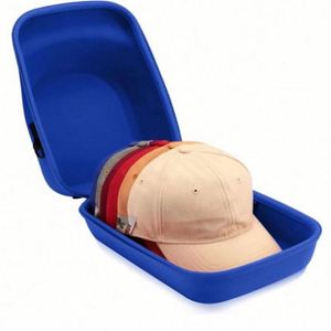 OEM Hat Case Travel Baseball Caps Storage Carrier Hats Organizer Box Ball Cap <b>Suitcase</b> Holder Carrying Bag With Shoulder <b>Strap</b> - Product Image 2