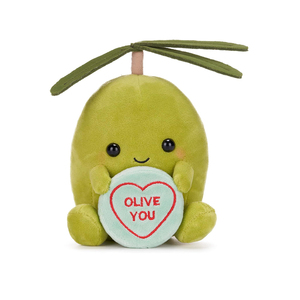 Juguetes de Peluche de Aceituna Verde con Diseño Personalizado, Lindos Muñecos de Peluche de Fruta de Aceituna de Dibujos Animados, Divertidos Peluches de Aceituna, Regalos Promocionales Divertidos - Product Image 1