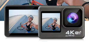 Cámara Deportiva Resistente al Agua IP68 con Pantalla Táctil Dual, Control Remoto, WIFI HD, 5K/30FPS, Antivibración, en Oferta - Product Image 1