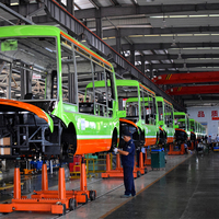 Autobús Ligero Eléctrico con Volante a la Izquierda, Automático, 6 m de Longitud, 69 km/h, 440 km de Autonomía, 11-20 Asientos, Suspensión de Ballestas Compuestas