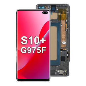 Écran de téléphone portable OLED <span class=keywords><strong>taille</strong></span> originale pour Samsung <span class=keywords><strong>S10</strong></span> <span class=keywords><strong>Plus</strong></span> avec cadre - Product Image 2