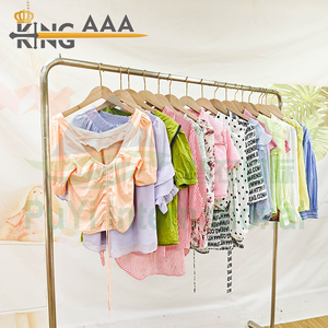 Venta al por mayor de blusas para mujer, ropa usada variada para mujer, camisas elegantes para mujer, ropa usada de verano, ropa de balas de segunda mano - Product Image 1