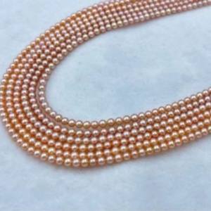 Collar con Colgante de Perla Natural de Agua Dulce Plateada en Plata de Ley 925, 13-14 mm, Redonda, Estilo Simple y Versátil - Product Image 3