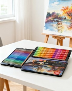 Ensemble de <span class=keywords><strong>crayons</strong></span> de couleur <span class=keywords><strong>12</strong></span>/24/36/48/72 couleurs, mine de 3,0 mm, boîte en fer, <span class=keywords><strong>crayons</strong></span> en bois, <span class=keywords><strong>pour</strong></span> dessin artistique, croquis, cadeau, <span class=keywords><strong>crayons</strong></span> <span class=keywords><strong>pour</strong></span> étudiants - Product Image 3