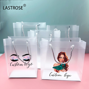 Bolsa transparente para cosméticos, bolsa impermeable de PVC, compras esmeriladas, regalo de playa PP con mano - Product Image 6