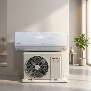Climatiseur <span class=keywords><strong>mural</strong></span> split R32 18000 BTU à fréquence variable <span class=keywords><strong>avec</strong></span> rappel de nettoyage du filtre, refroidissement et <span class=keywords><strong>chauffage</strong></span> pour bureau - Product Image 1