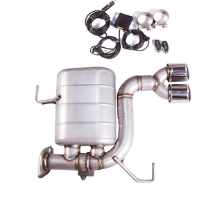 Pour <span class=keywords><strong>BMW</strong></span> 316i 320i 2.0L E90 N45 B16 2007, silencieux d'échappement haute performance Catback Valvetronic 304SUS, simple <span class=keywords><strong>sortie</strong></span> <span class=keywords><strong>double</strong></span> <span class=keywords><strong>sortie</strong></span> - Product Image 1